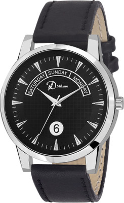 

D'Milano BLK011 Black Dial Watch - For Men