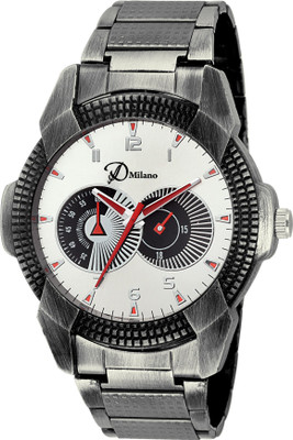 

D'Milano WHT078 White Dial Watch - For Men