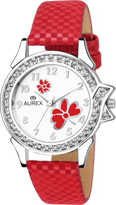 Aurex AWESOME WHITE DIAL GIRL'S Analog Watch  - For Women