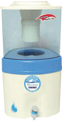 

Aquagrand gravity 12 L Gravity Based Water Purifier(White)