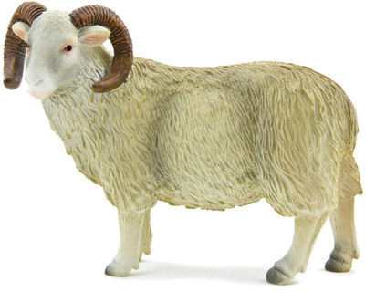 

Sirius Toys White Face Curly Horn Sheep(Multicolor)