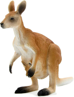 

Sirius Toys Mojo Fun 387022 Kangaroo - Realistic International Wildlife Toy Replica(Brown)