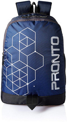 

Pronto ABSTRACT 9.6 L Laptop Backpack(Blue), Navy blue
