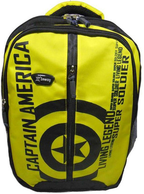 

Inway Stylish Waterproof Travel 20 L Backpack(Yellow)