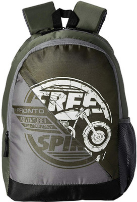 

Pronto Zest 6.5 L Backpack(Grey, Green), Olive green