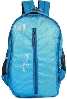 

TT Bags Backpack for Boys and Girls with Rain Cover - Blue 20 L Backpack(Blue)