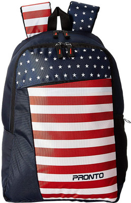 

Pronto Captiol 7.54 L Backpack(Multicolor), Red blue