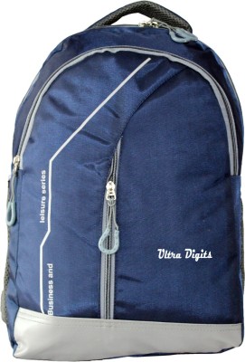 Ultra Digits 16 inch Inch Expandable Laptop Backpack(Blue)