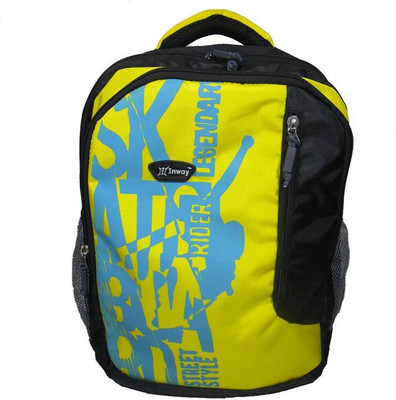 

Inway Stylish Waterproof Travel 20 L Backpack(Yellow)