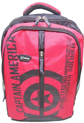 

Inway Stylish Waterproof Travel 20 L Backpack(Red)