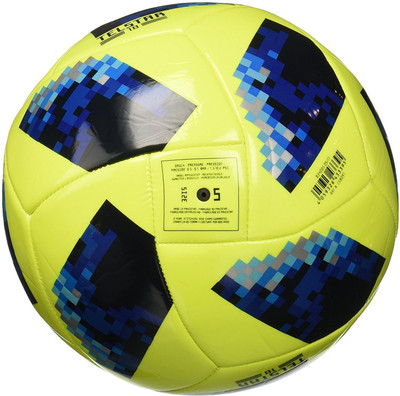 

RASCO Telestar world cup football Yellow Football - Size: (Pack of 1, Multicolor