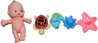 

Tako bell Imported Chu Chu Bath Toys for Baby Non-Toxic Toddler 5 Pcs Set Multi Color Great Gift for Boys and Girls … Bath Toy(Multicolor)
