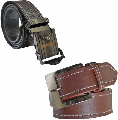 

LOOPA Men Formal Brown Synthetic Belt