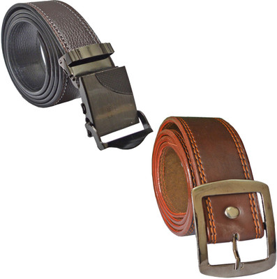 

LOOPA Men Formal Brown Synthetic Belt