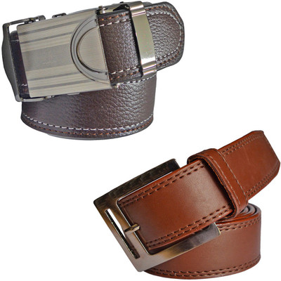 

LOOPA Men Formal Brown Synthetic Belt