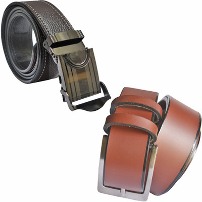 

LOOPA Men Formal Brown Synthetic Belt