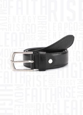 

Metronaut Men Black Artificial Leather Belt
