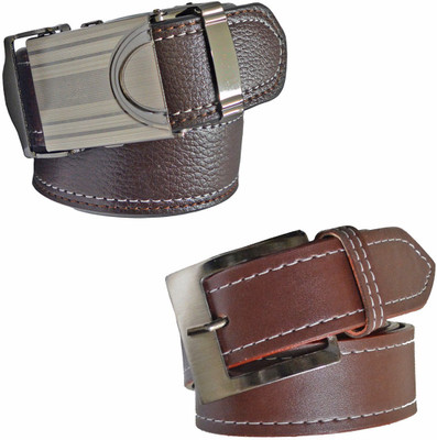 

LOOPA Men Formal Brown Synthetic Belt