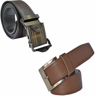 

LOOPA Men Formal Brown Synthetic Belt