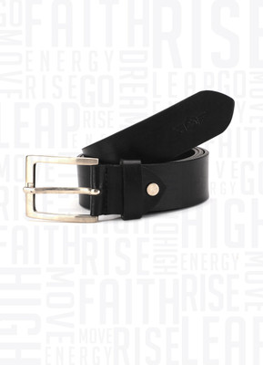 

Metronaut Men Black Genuine Leather Belt