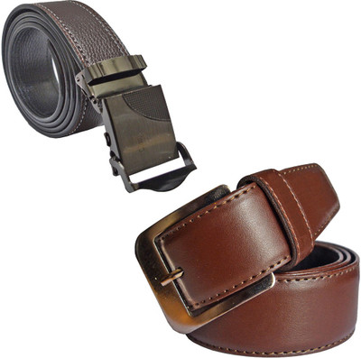 

LOOPA Men Formal Brown Synthetic Belt