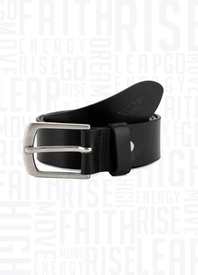 

Metronaut Men Black Genuine Leather Belt