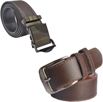 

LOOPA Men Formal Brown Synthetic Belt