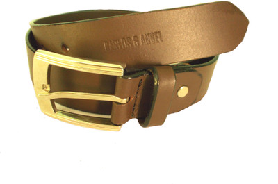 

CARLOS & ANGEL Men Casual Brown Genuine Leather Belt