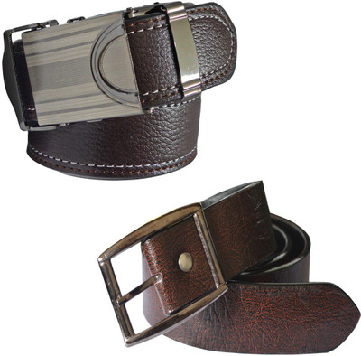 

LOOPA Men Formal Brown Synthetic Belt