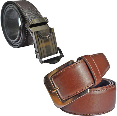 

LOOPA Men Formal Brown Synthetic Belt