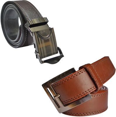 

LOOPA Men Formal Brown Synthetic Belt