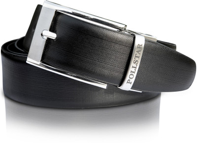 

POLLSTAR Men Formal Black Genuine Leather Reversible Belt