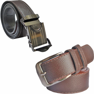 

LOOPA Men Formal Brown Synthetic Belt
