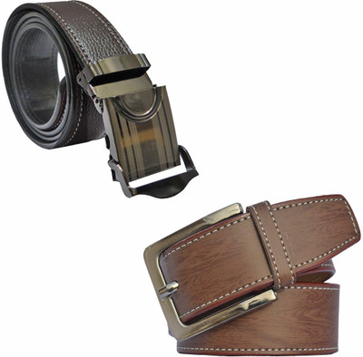 

LOOPA Men Formal Brown Synthetic Belt