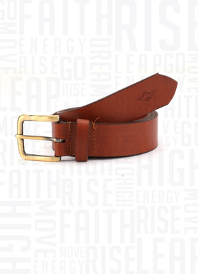 

Metronaut Men Tan Genuine Leather Belt