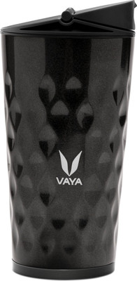 

Vaya sport water bottle 350 ml Sipper(Pack of 1, Black), Shiny black