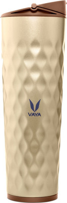 

Vaya Drynk with Sipper 600 ml Gold Sports Water Bottle 600 ml Sipper(Pack of 1, Gold)