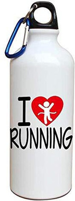 

Sky Dot® I love Running printed Sipper(600 ml, White) 600 ml Sipper(Pack of 1, White)