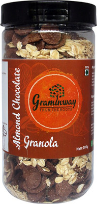 

Graminway ALMOND CHOCOLATE GRANOLA(300 g, Plastic Bottle)
