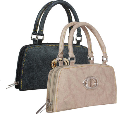 

Element Cart Casual, Party Black, Beige Clutch, Beige;black