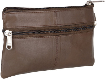 AspenLeather Formal Brown Clutch