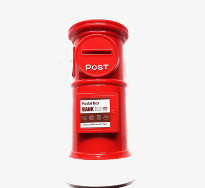 

AARTI POST BOX Coin Bank(Red, White)