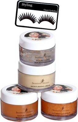 

styling Eyelashes&Shahnaz Husain Gold Facial Kit(Set of 2)