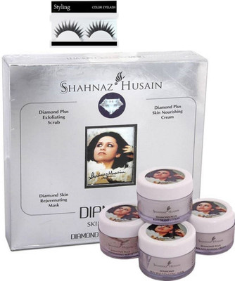 

Styling Eyelashes With Shahnaz Husain Diomand Facial Kit(Set of 2)