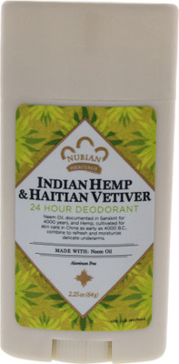 

Nubian Heritage Indian Hemp & Haitian Vetiver 24 Hour Deodorant Deodorant Stick - For Men & Women(21 ml)