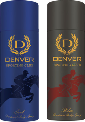 

Denver GOAL & PRIDE Deodorant Spray - For Men(330 ml, Pack of 2)
