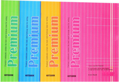 

Future Book-size Notebook(premium, light pink, Light Green, light sky, light orenge), Light green;light orenge;light pink;light sky