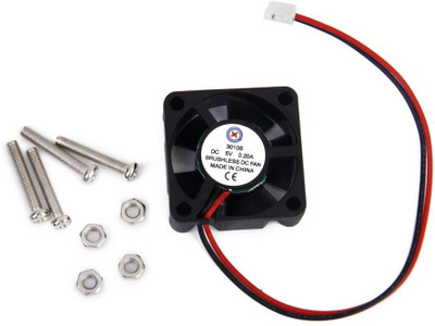 

Robocraze DC 5V 0.2A Cooling Fan w/ Screws for Raspberry Pi Model B+ / Raspberr...-14011076MG Electronic Components Electronic Hobby Kit