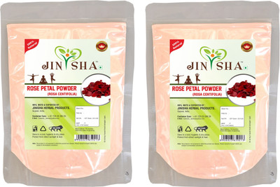 

Jinisha herbal products Natural Rose Petals (ROSA CENTIFOLIA) Powder for GLOWING PINK SKIN NATURALLY – Pack of 2 (454 Grams)(454 g)