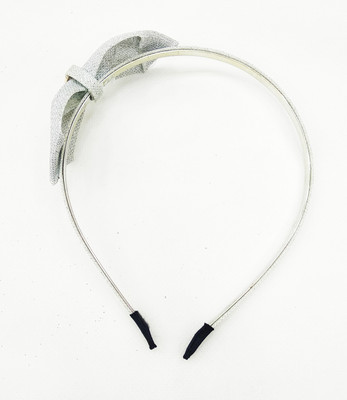 

fairytale Shimmery Whites Grey Bow Hair Bands For Girls Age 1 To 16 Head Band(Grey)